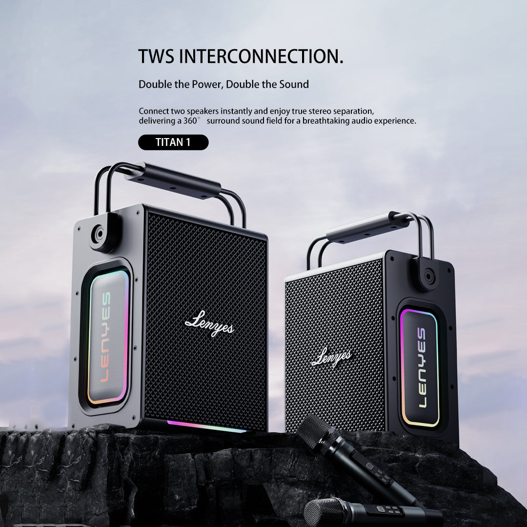 LENYES TITAN 1 180W Portable Karaoke Speaker