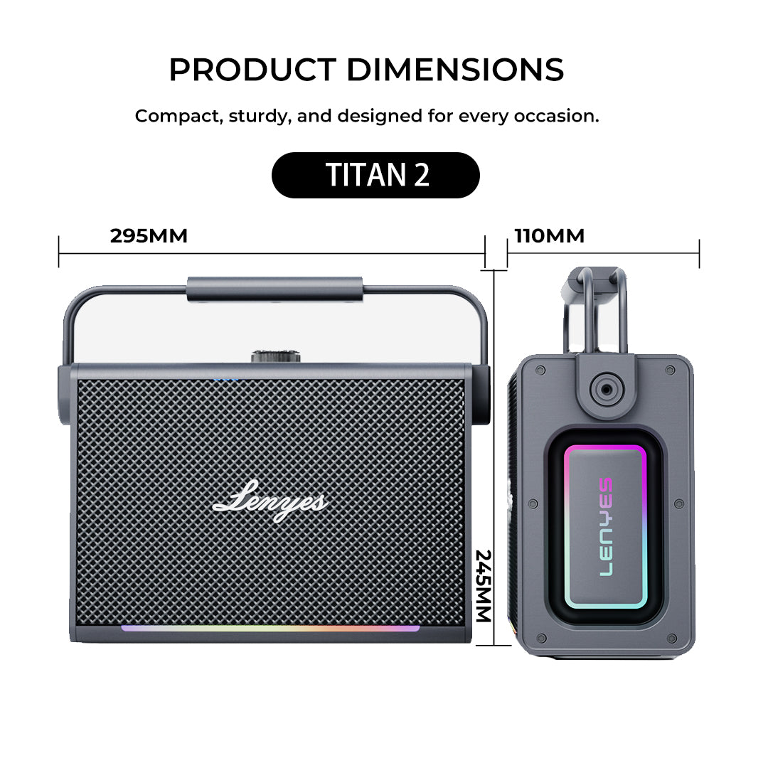 LENYES TITAN 2 200W Portable Karaoke Speaker
